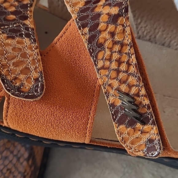 Women's sandals size 37, made in Italy, orange - Picture 9 of 9